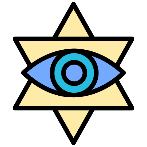 pentagram Generic color lineal-color ikona