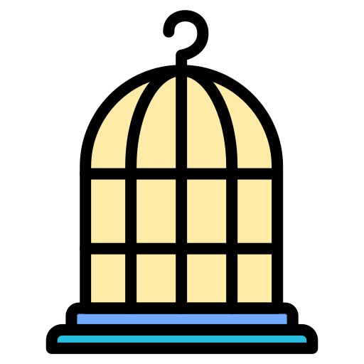 Bird cage Generic color lineal-color icon