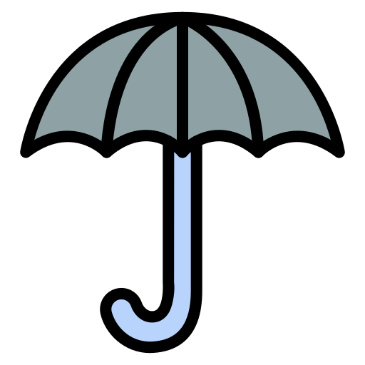 guarda-chuva Generic color lineal-color Ícone