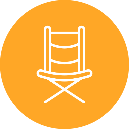 Director chair Generic color fill icon
