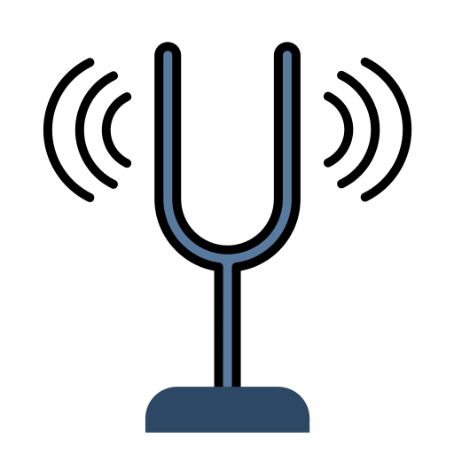 Tuning fork Generic color lineal-color icon