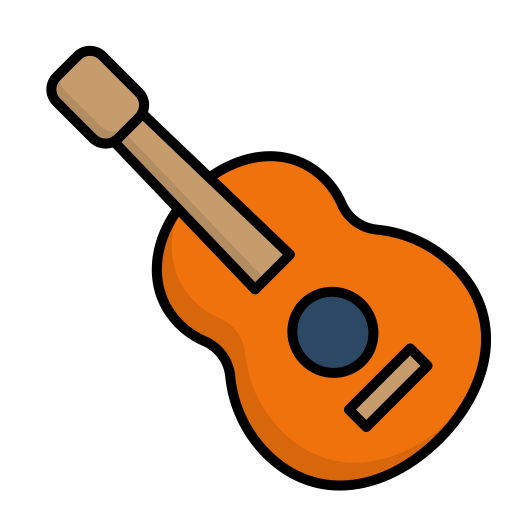 ギター Generic color lineal-color icon