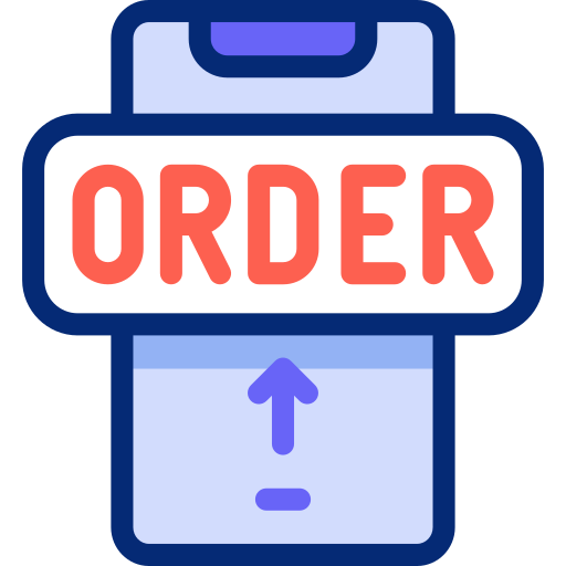 Online order Basic Accent Lineal Color icon