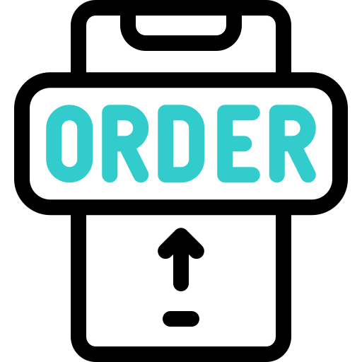 Online order Basic Accent Outline icon