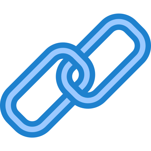 연결 srip Blue icon