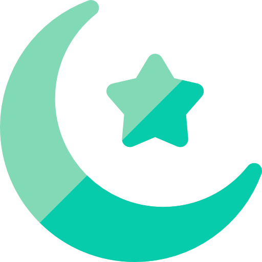 musulmano Basic Rounded Flat icona