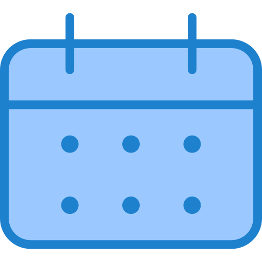 calendrier srip Blue Icône