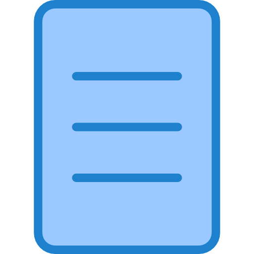 documento srip Blue icono