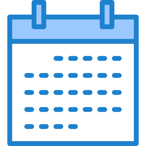 calendario srip Blue icono