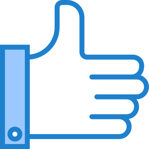 medios de comunicación social srip Blue icono