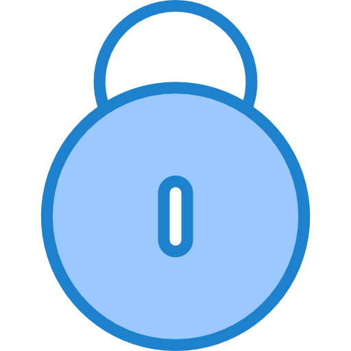 Lock srip Blue icon