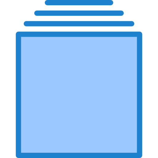 tabblad srip Blue icoon