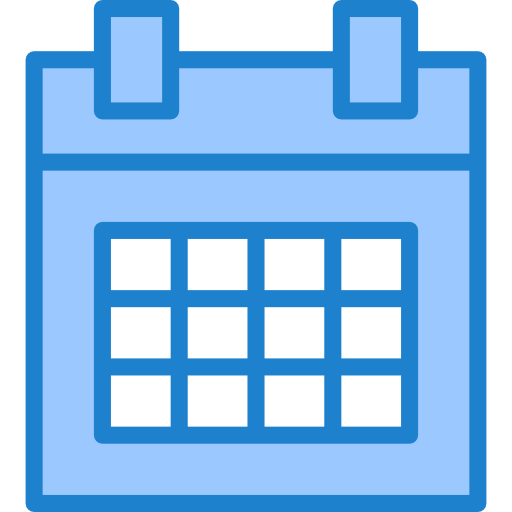 calendario srip Blue icono