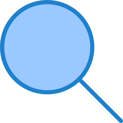 Search srip Blue icon