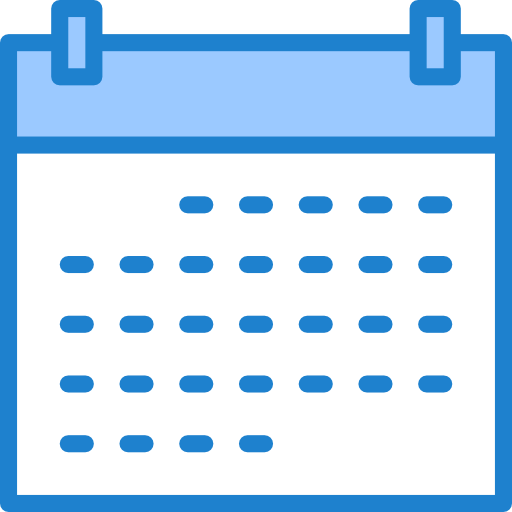 calendario srip Blue icona
