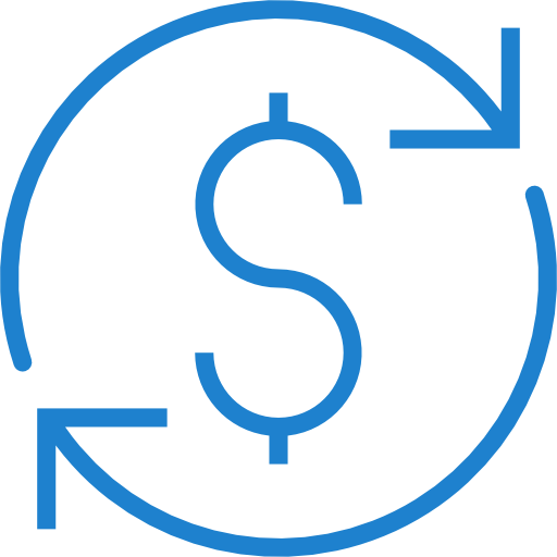 transaktion srip Blue icon