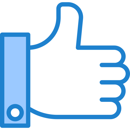 Social network srip Blue icon