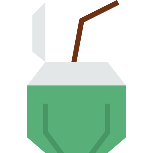 코코넛 음료 turkkub Flat icon