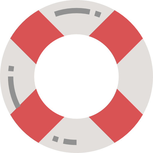 Lifebuoy turkkub Flat icon
