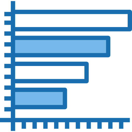 staafdiagram Phatplus Blue icoon