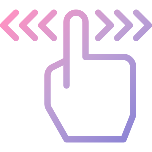 hand Generic gradient outline icoon