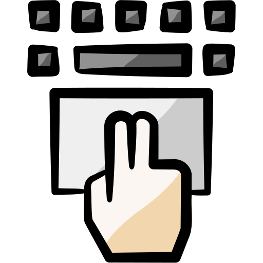 trackpad Generic color hand-drawn icon