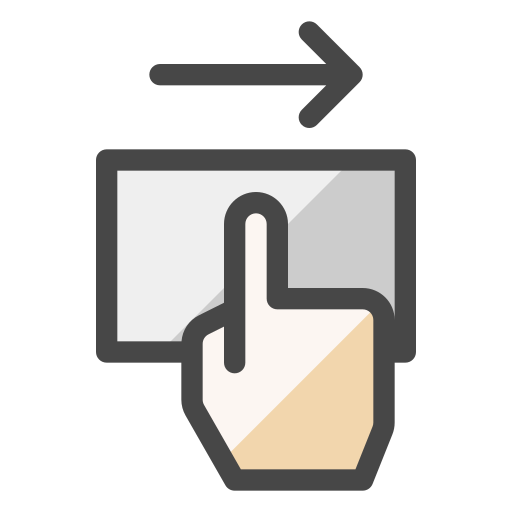 trackpad Generic color lineal-color icon