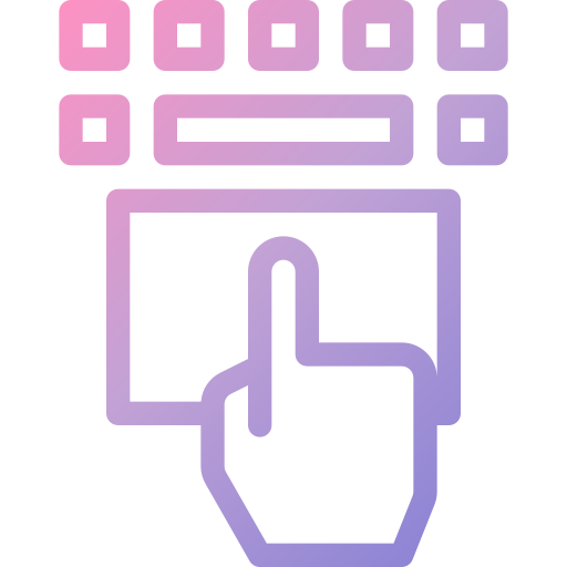 trackpad Generic gradient outline icoon