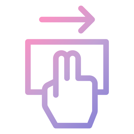 タッチパッド Generic gradient outline icon