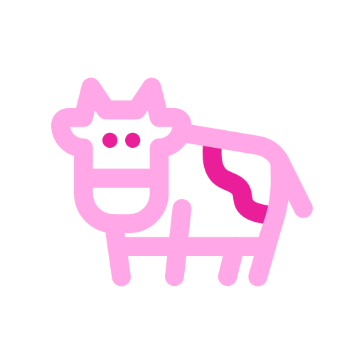 Корова Generic color outline иконка