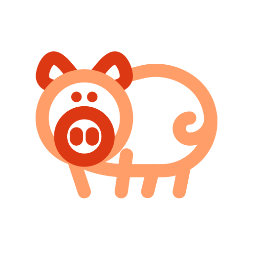 cerdo Generic color outline icono