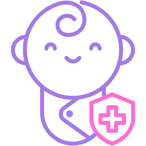 Pediatric Generic color outline icon