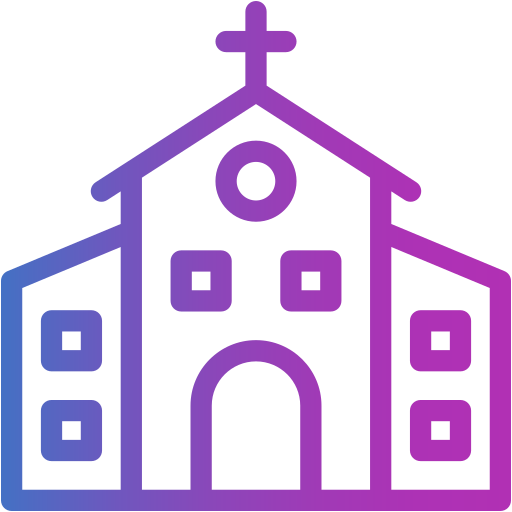 교회 Generic gradient outline icon