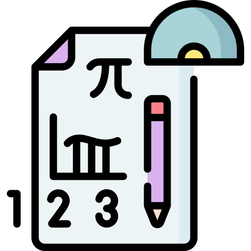 Math Special Lineal color icon