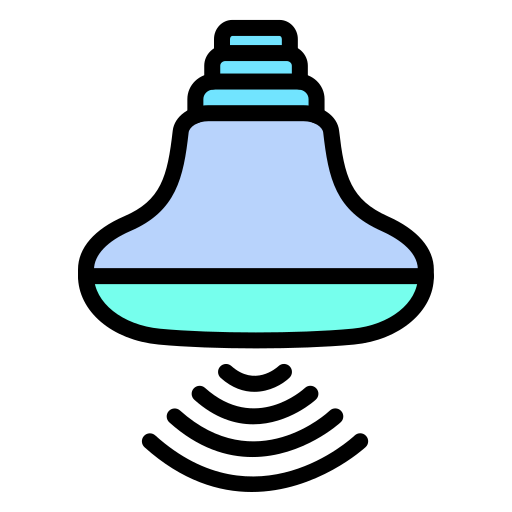 Smart bulb Generic color lineal-color icon
