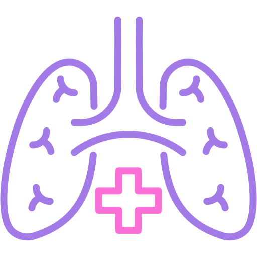 呼吸器科 Generic color outline icon
