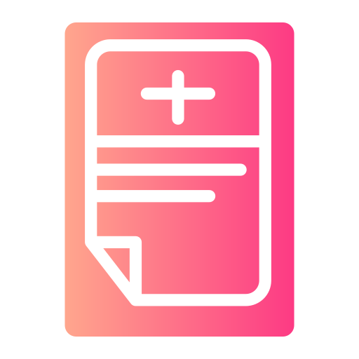 fattura medica Generic gradient fill icona