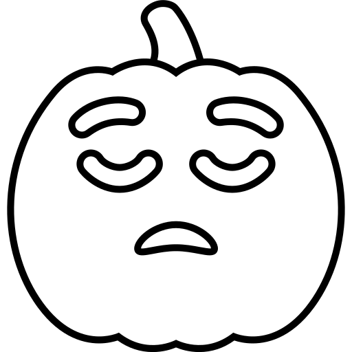 悲しい顔 Generic black outline icon