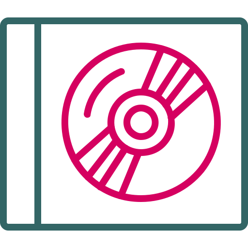 Compact disk Generic color outline icon