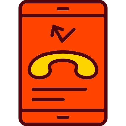 Missed call Generic color lineal-color icon