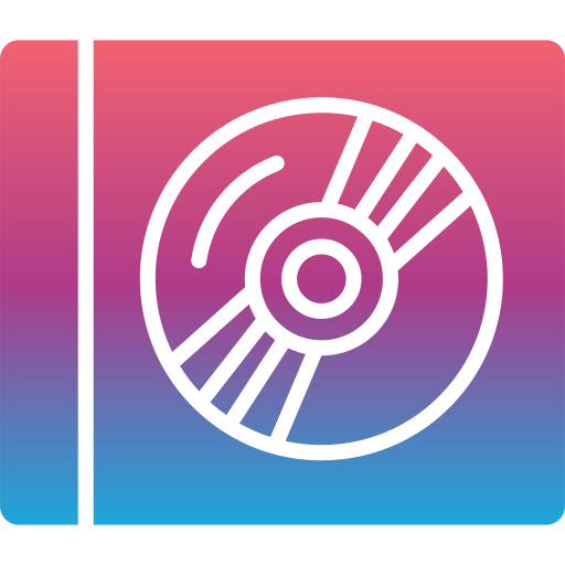 Compact disk Generic gradient fill icon