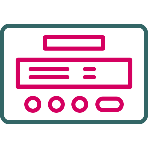 Pager Generic color outline icon