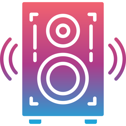 Speaker Generic gradient fill icon