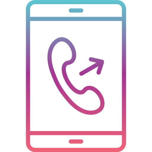 Outgoing call Generic gradient outline icon
