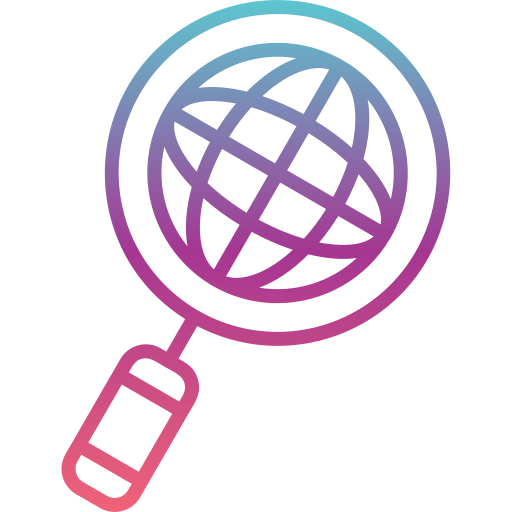 Global search Generic gradient outline icon
