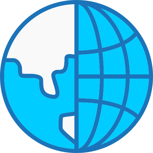 globo terrestre Generic color lineal-color icona