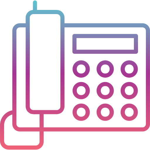 Telephone Generic gradient outline icon