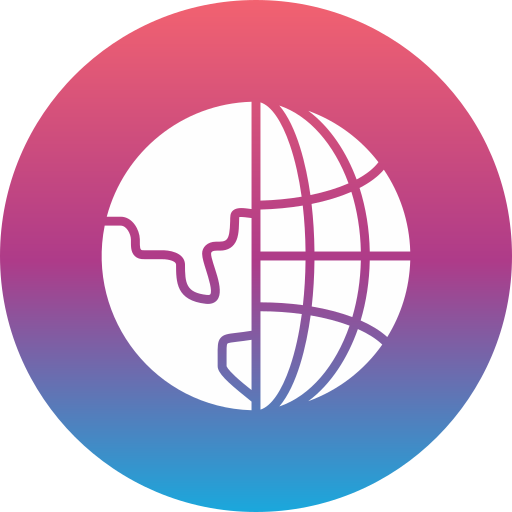 Earth globe Generic gradient fill icon