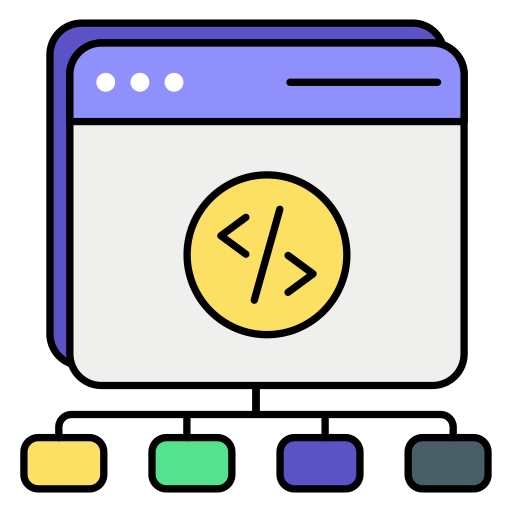 codifica web Generic color lineal-color icona