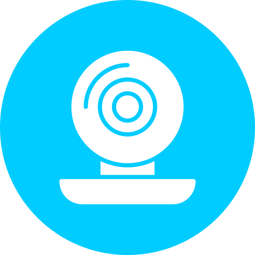 webcam Generic color fill icon